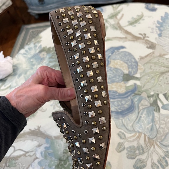 J Crew Darby Studded Smoking Loafers - Picture 2 of 7